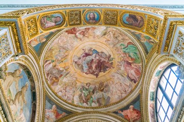 Plafondschildering Santa Maria In Trastevere
