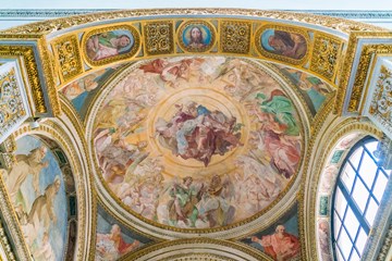 Plafondschildering Santa Maria In Trastevere