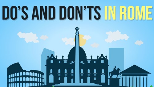 Do's and dont's in Rome